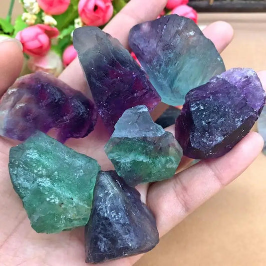 Rough Stone - Rainbow Fluorite