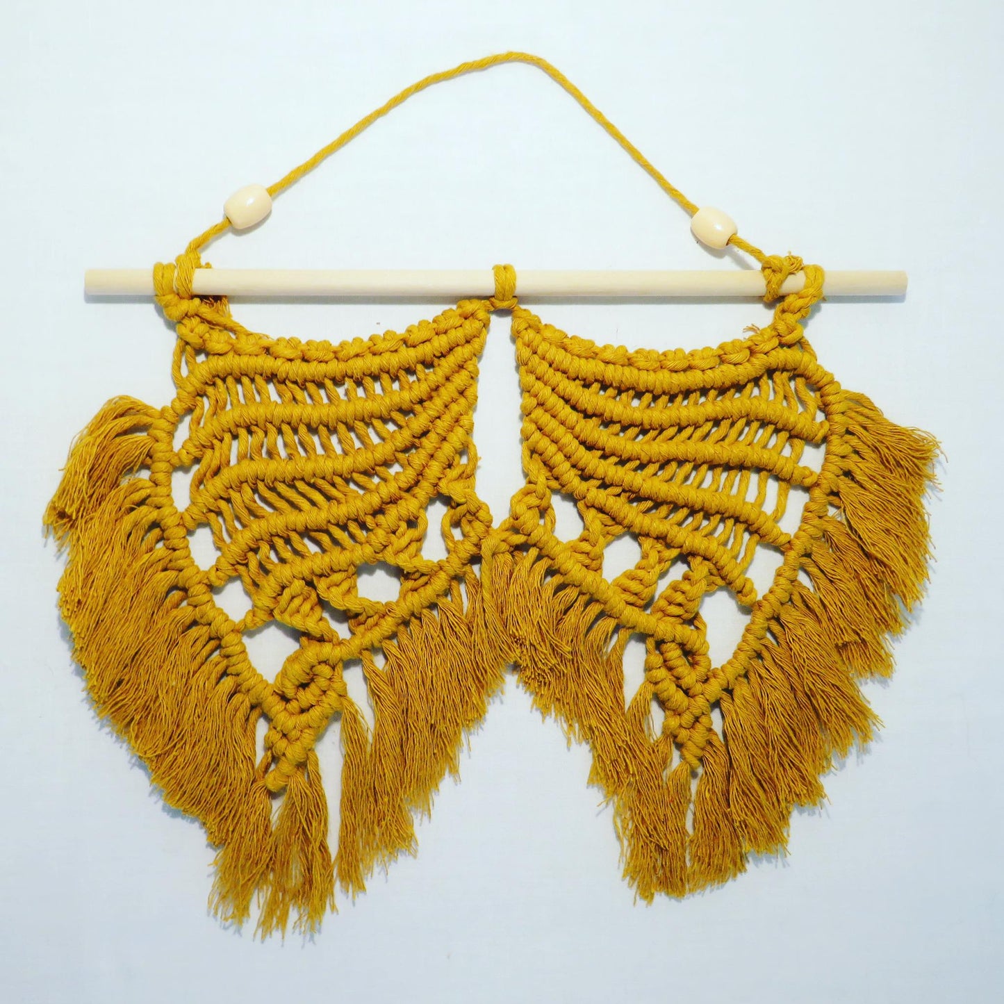 Angel Wings Wall Hanger - Yellow