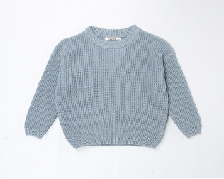 Chunky Knit Sweater - Blue (Personalisation available)