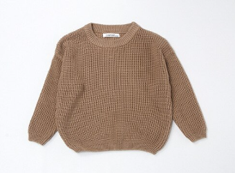 Chunky Knit Sweater - Grey (Personalisation available)