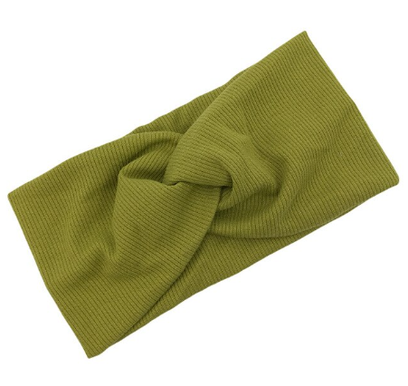 Cross Knot Headband - Green