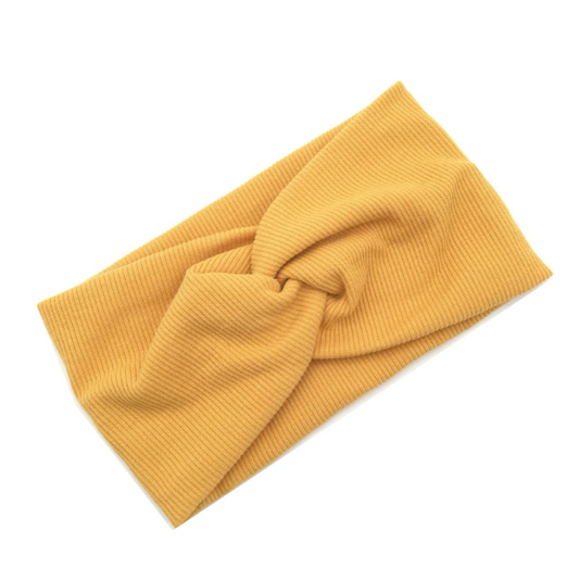Cross Knot Headband - Yellow