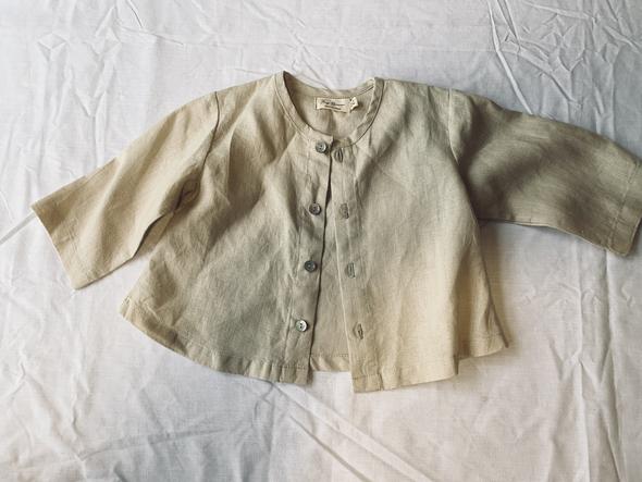Linen Long Sleeve Shirt - Ivory
