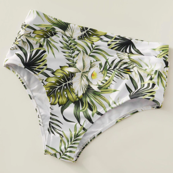 Palm Leaf Family Matching Swimwear Girl