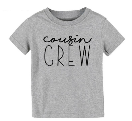 Print Tee - Cousin Crew Grey