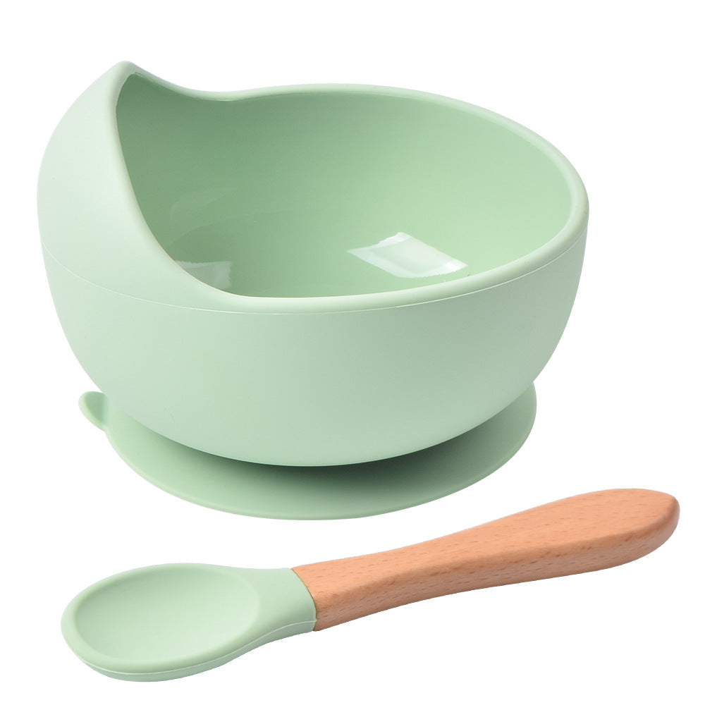 Little Gatherer Baby Bowl & Spoon Set - Green