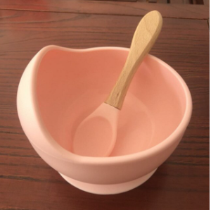 Little Gatherer Baby Bowl & Spoon Set - Pink2